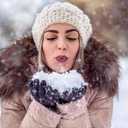 12 Pairs Black Winter Magic Gloves: Unisex Adult Stretchy Warm Knit Full Fingers Gloves for Teens Men Women (Black)