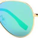 Kids Polarized Aviator Sunglasses for Little Girls Boys Juniors Teenagers, Two Sizes 50MM 52MM