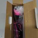 Pink Cordless Electric Screwdriver Set, 3.7V Rechargeable Small Electric Drill with 25pcs Driver Bit Set, Power 3Nm Screw with 2 Position Handle, Flexible Shaft LED Light for Women