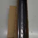 2 Pack Industrial Curtain Rods for Windows 48 to 84 Inches, Blackout Wrap Around Curtain Rod, for Indoor and Outdoor, 5/8 Inch Diameter, 35 to 75 Inches, Black