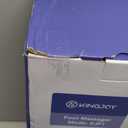 KINGJOY Foot Massager with Heat for Neuropathy, [2026 Upgraded], Deep Kneading Shiatsu Foot Massager for Plantar Fasciitis, Fits Up to Men Size 14, Gifts for Women Mom Men Dad Seniors (Gray)