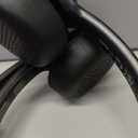 TECKNET Wireless Headset, Bluetooth Headset with Noise Cancelling Microphone - Rechargeable Bluetooth V5.2 Headphones, 50H Playtime & Mic Mute, On Ear Headphones for Trucker/Remote Work/Call Center (Deep Black)