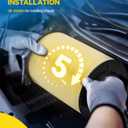 PHILTOP Engine Air Filter, CA12268 Compatible with Audi Q5 2018-2025, A4 Quattro 2017-2025, A5 Sportback, SQ5, A5 Quattro, S5 Sportback, Q5 PHEV, Q5 Sportback, A4 allroad, S4, S5, A4