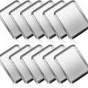 12PCS Stainless Steel 1/8 Sheet Pan, Nonstick Small Cookie Sheet, Small Baking Pans, Toaster Oven Pans, Metal Tray, Stainless Steel Cookie Sheets For Baking, Oven And Dishwasher Safe