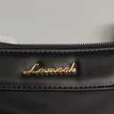 LOVEVOOK Work Tote Bag for Women 17.3 Inch Laptop Computer Bags with Cup Holder, Large Teacher Bag Briefcase for Business Office Travel Black, Nylon&PU