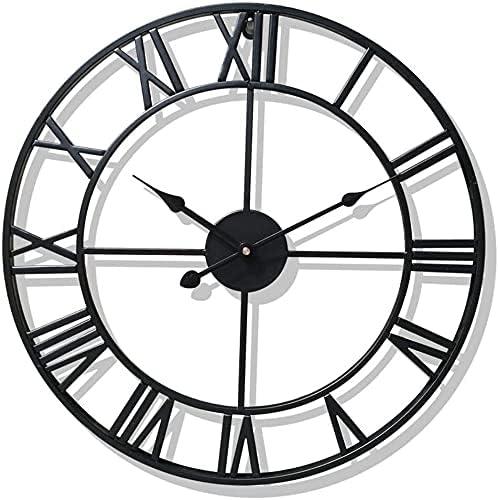 Wall Clock Simple Retro Clock Creative Decorative Precise (Size : 80Cm),47Cm (Color : 47cm)