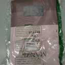 MANZI Run Resistant Control Top Panty Hose Opaque Tights (Black, XL)