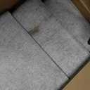 9x12 Large Area Rug for Living Room Modern Solid Grey Indoor Outdoor Rugs Non Slip Low Pile Neutral Patio Easy Jute Outdoor Rugs Washable Carpet for Porch Kitchen Bedroom Living Room Backyard, Grey