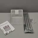 Stainless Steel Chicken Poop Scooper & Rake - Heavy-Duty 2-in-1 Sand Sifter Shovel with Long Handle Adjustable Length for Coops & Small Farms