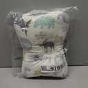 Soft Hypoallergenic Head & Neck Support Organic Cotton Cover Machine Washable (Animal World)