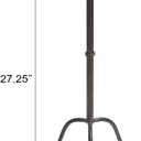 Creative Co-Op Metal Martini Table, Round, 12.5 Inches X 27.75 Inches