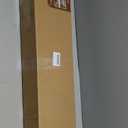 Room Divider Curtains with Ceiling Curtain Track Set, Blackout Privacy Curtains Flexible Track Wall Mounted for Dividing Living Room, Bedroom, 1 Panel White Drape and White Rail, W216 x L108 in