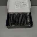 Ravinte 24 Pack | 5 Inch Cabinet Pulls Matte Black Stainless Steel Kitchen Drawer Pulls Cabinet Handles 5InchLength, 3Inch Hole Center