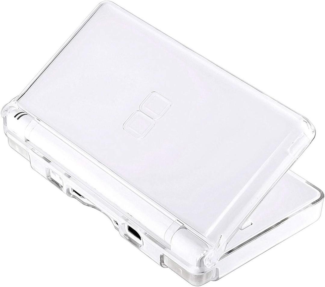 Transparent Hard Shell Case Cover Compatible with Nintendo DS Lite NDSL, Replacement Protective NDS Lite Crystal Clear Housing CaseNot for Nintendo DS or Dsi