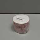 Whaline Cielito Lindo Party Wired Edge Ribbon 2.5 Inch Pink White Flower Fabric Wrapping Ribbon for Mexican Fiesta Cinco De Mayo DIY Crafts Wreath Bow Making, 12 Yard