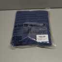 Saodimallsu Womens Long Sleeve Midi Sweater Dress Crew Neck Swiss Dot Soft Knit Casual Fall Trendy Maxi Dresses (Large, Navy)