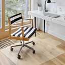 Azadx Clear Office Chair Mat 36'' X 48'', Durable Desk Chair Mat for Hardwood Floor, Heavy Duty Plastic Office Floor Mat Under Rolling Chairs for Easy Glide and Protection (36" X 48" with Lip)