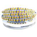 Tesfish 12V 2 in 1 LED Strip Lights, 16.4ft CCT Cold White + Warm White, Color Temperature Adjustable (2800K to 6500K) Light Strips IP20 Total 600 LEDs for Bedroom, Kitchen, Advertising Decoration