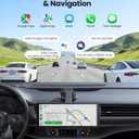 9.26" Portable CarPlay Screen for Apple Carplay & Android Auto with 4K Dash Cam & HD Backup Camera, Wireless Car Play with Strongest Bluetooth 5.2, OTA Updates, Voice Control, GPS Navigation