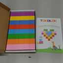 TOKBLOK Magnetic Blocks, 40PCS Rainbow Magnetic Building Blocks for Kids Ages 3 4 5 6 Year Old, Autism Montessori Sensory Magnet Cubes, STEM Learning Educational Magnet Toys Gifts for Girls & Boys