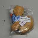 Hopearl Walking Dog Golden Retriever in Blue Vest Interactive Electronic Pet Plush Toy Puppy Woof and Moving Animated Nodding Head Gift for Toddlers Birthday, Brown, 7''