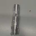 Single Stainless Steel Salt and Pepper Grinder Set, Manual Refillable Peppercorn Mills with Push Button, Thumb Grinder, Sliver White, One Piece (1 PC NORMAL)