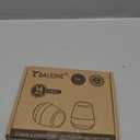 BALEINE 16 Pack Silicone Chair Leg Floor Protectors, Stool Leg Protectors Cap, Non-Slip Chair Leg Caps for Hardwood Floors (Clear & Small, 16 Pack)