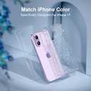 Choiche Compatible for iPhone 17 Case, Women Cute Clear Glitter Bling Sparkly Case, [2 x Diamond Camera Lens Protectors] [2 x Tempered Glass Screen Protectors] 6.3-inch (Glitter Clear)