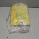 Estelar Textiler Yellow and Greyish White Ombre Blackout Curtains 45 Inch Length 2 Panels, Full Room Darkening Gradient Drapes for Kitchen,Thermal Insulated Grommet Short Curtains for Bathroom,42Wx45L