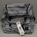 J World New York Donna Rolling Tote Bag on Wheels for Women. Roller Laptop Briefcase Work Weekender, Tribal