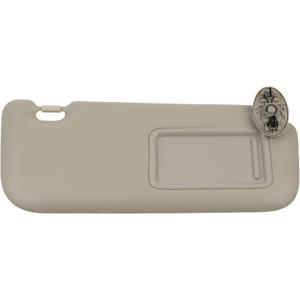 Dasbecan Right Passenger Side Sun Visor Compatible with Toyota Corolla 2009 2010 2011 2012 2013 Sunvisor Leather