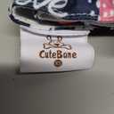 CuteBone Dog Diapers Female Washable Small Medium Large 3 Pack Reusable Doggie Diapers Puppy Period Pants for Doggy Heat Cycle Peeing,XS