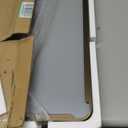 LOAAO 20X30 Bronze Bathroom Mirrors for Vanity, Rounded Rectangle Brushed Bronze Metal Frame Mirror, Anti-Rust, Hangs Horizontally or Vertically