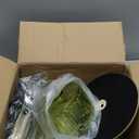 Floor Lamp for Living Room,Bedroom,Gold Dimmable Standing Lamp with Remote,Mid Century Modern Brass Tall Lamp Retro Vintage Glass Lamp Floor Light Boho Bohemian