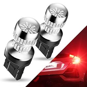 AUXITO Upgraded 7440 7443 LED Bulb Red for Tail Lights Brake Lights, Super Bright T20 W21W 7441 7444 LED Replacement for Stop Tail Brake Signal Lights, Pack of 1