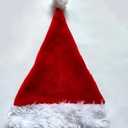 Christmas Santa Hat for Men Women Kids - Cozy Headwear Unisex Classic Red Santa Hat for Festive