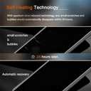 Ferilinso Privacy Screen Protector for Samsung Galaxy Z Flip 6 / Z Flip 7 FE [Phone Case Friendly], Inside Anti-Spy Film With 2 Pack Back Tempered Glass + Camera Lens Protector Accessories