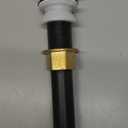 Bathroom Sink Drain,Drain Stopper Bathroom Sink Without Overflow,Pop Up Drain Assembly with Detachable Strainer Basket,Built-in Anti-Clogging Strainer,Stainless Steel Mattle Black