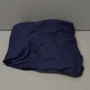 Breling Fitted Sheet (Sheet Only) Compatible with Milliard Trifold Mattress Folding Mattress Fitted Microfiber Bedsheet for Camp Bunk Rvs Bed(Navy Blue,Single,4'')