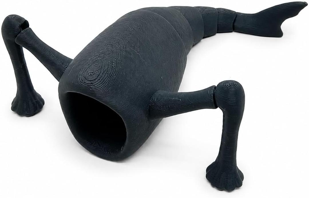 3D Printed Flexible Mythical Sea Monster Toys, Sea Eater | Unique Sea Creatures,Sea Eater,Flexible Articulated,Desk Decor for Kids & Collectors,Great Gift For Sea Monster Fans