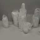 24 Pack Thick Glass Cylinder Vases 4,6,9,12 Inch Tall Clear Flower Vase Hurricane Floating Candle Holder for Table Centerpiece Wedding Home Decor