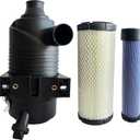 G057512(P821575-P822858) Air Cleaner with Filters Compatible with Donaldson FPG Radial Air Filter Housing Cap G057512(P821575 P822858) Air CleanerShort straight head