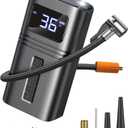 Tire Inflator Portable Air Compressor for Car Tire, Cordless & Strong Power, Air Pump with 6000mAh Battery, Fast inflate 150PSI, Tire Pump with LED Light for Car Bike Motor Ball