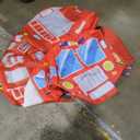 Super Joy Play Fire Truck Pop up Tents for Kids, Play Tents for Boys Playhouse Tent Birthday Gift for Indoor Outdoor