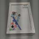 4 Pack Framed Paint by Numbers Kit for Adults Beginner Canvas Painting by Numbers for Adults Black Cat Easy Adult Paint by Number Kits with Frame Starry Night Watercolor Painting by Number 8x12 Inch