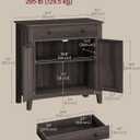VASAGLE Buffet Cabinet, Coffee Bar with a Drawer, Adjustable Shelf, 31.5"W