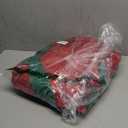 Sattiyrch Upright Christmas Tree Storage Bag,Fits Up to 7.5 ft Tall Artificial Tree,Heavy Duty 600D Canvas Red Christmas Tree Storage Container with Sleek Zipper and Durable Handles (7.5 FT)