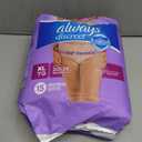 Always Discreet Adult Diapers for Women, Incontinence Underwear, Postpartum Essentials, Disposable Briefs, Max Absorbency, Bladder Leak Protection, Extra Large/XL, 15ct
