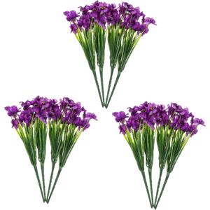 Cabilock 12pcs Artificial Plant Decoration Simulation Faux Violets for Home Wedding Versatile Indoor and Outdoor Use Aesthetic DIY Floral Arrangement (32X12cm) Cabilock 12pcs Artificial Plant Decoration Simulation Faux Violets for Home Wedding Versatile Indoor and Outdoor Use Aesthetic DIY Floral Arrangement (32X12cm)