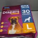 Inspire Pet Care Dog Diapers Female Dogs | Bulk Value Doggie Incontinence, Accidents, for Heat, Pee or Period and Housebreaking, Large (30 Count)